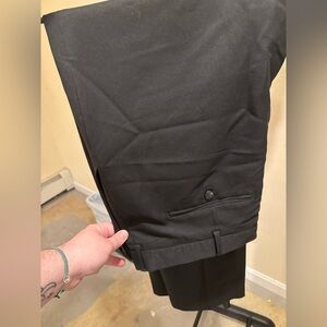 Black Van Heusen Mens Dress Pants